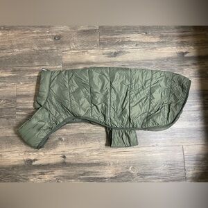 Olive Green Winter Dog Jacket
